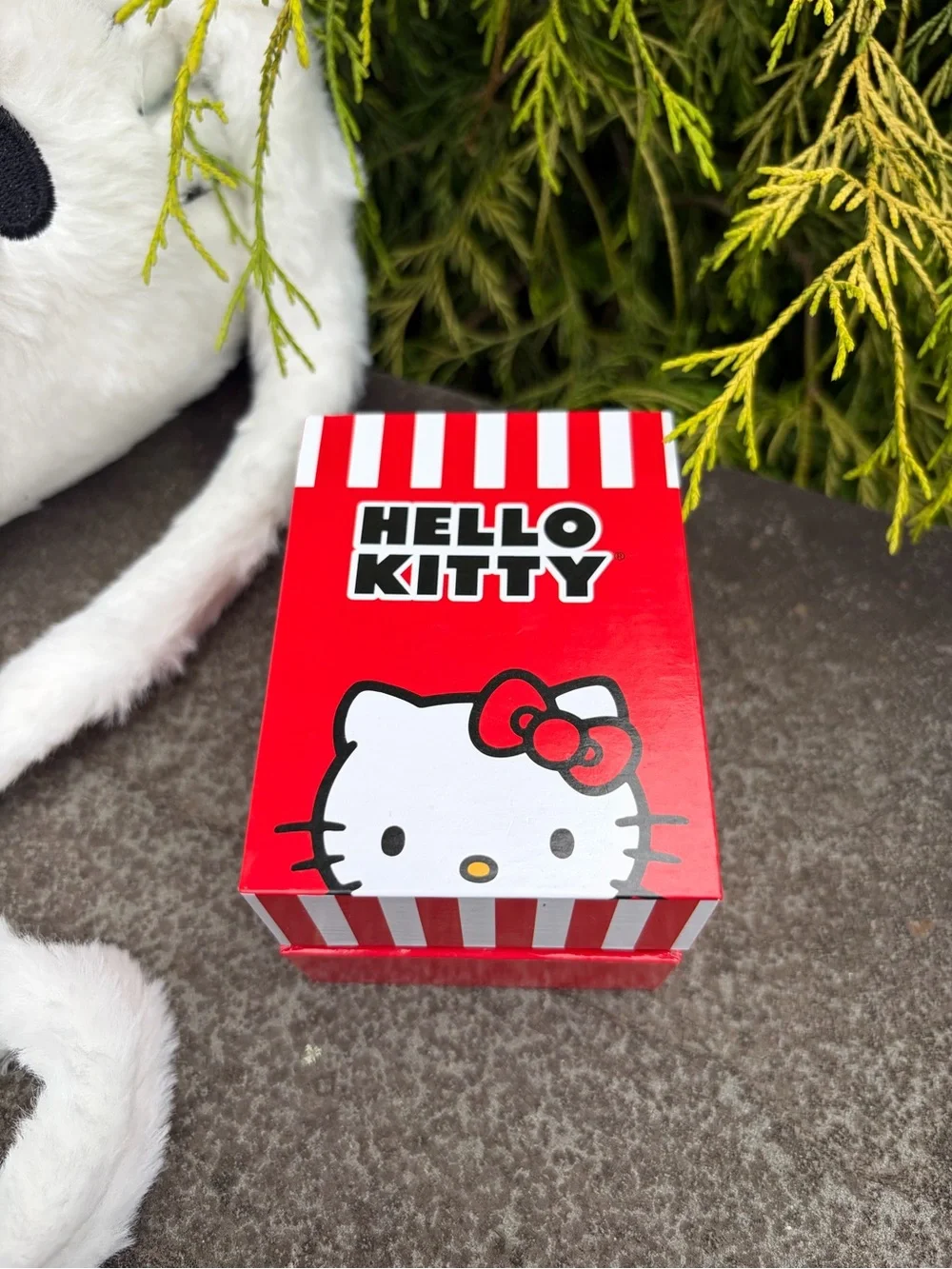 Hello Kitty Plush Faux Fur Crossbody Bag & Watch Set